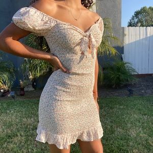 Front tied dress